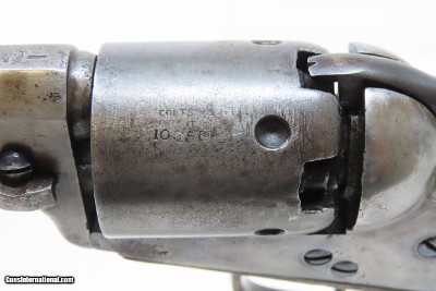 Antique COLT Model 1848 BABY DRAGOON .31 Caliber Percussion POCKET Revolver COLT’S FIRST Pocket Sized Revolver with IVORY GRIP - Image 9 of 19