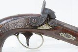 Antique HENRY DERINGER c. 1850s .41 CALIBER Percussion Pistol ENGRAVED Henry Deringer’s Famous Pocket Pistol - 4 of 17