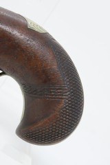 c1850s Antique HENRY DERINGER .40 CALIBER Percussion BELT Pistol ENGRAVEDHenry Deringer of Philadelphia Famous Pocket Pistol - 15 of 17