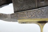 ENGRAVED Antique COLT M1860 ARMY RICHARDS Conversion .44 Cal. CF REVOLVER
SCARCE 1 of 9,000 Converted! - 7 of 21