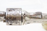 ENGRAVED Antique COLT “Open Top”.22 Cal. RF POCKET Revolver with PEARL GRIP Colt’s Answer to Smith & Wesson’s No. 1 Revolver - 7 of 18