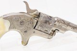 ENGRAVED Antique COLT “Open Top”.22 Cal. RF POCKET Revolver with PEARL GRIP Colt’s Answer to Smith & Wesson’s No. 1 Revolver - 17 of 18