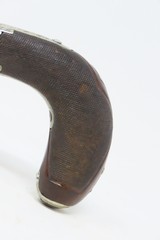 Antique 1850s ENGRAVED Liege Proofed SIDE HAMMER Percussion POCKET Pistol
LONDON Marked Self-defense BELT Pistol - 16 of 18
