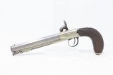 Antique 1850s ENGRAVED Liege Proofed SIDE HAMMER Percussion POCKET Pistol
LONDON Marked Self-defense BELT Pistol - 15 of 18