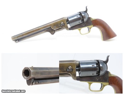c1865 Antique METROPOLITAN ARMS Navy Model .36 Caliber Percussion Revolver
Direct Copy of the Popular Colt Model 1851 Navy!