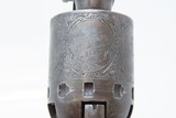 CIVIL WAR Era MANHATTAN FIRE ARMS CO. Series IV Percussion “NAVY” Revolver
ENGRAVED With Multi-Panel CYLINDER SCENE - 12 of 20