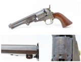 CIVIL WAR Era MANHATTAN FIRE ARMS CO. Series IV Percussion “NAVY” RevolverENGRAVED With Multi-Panel CYLINDER SCENE