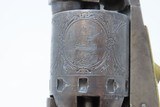 CIVIL WAR Era MANHATTAN FIRE ARMS CO. Series IV Percussion “NAVY” Revolver
ENGRAVED With Multi-Panel CYLINDER SCENE - 13 of 20