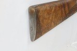 Antique FRENCH LeMAIRE Percussion 12 g. Double Barrel RELIEF CARVED Shotgun ENGRAVED Side by Side Double Barrel Fowling Gun - 21 of 22