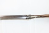 Antique FRENCH LeMAIRE Percussion 12 g. Double Barrel RELIEF CARVED Shotgun ENGRAVED Side by Side Double Barrel Fowling Gun - 13 of 22