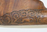 Antique FRENCH LeMAIRE Percussion 12 g. Double Barrel RELIEF CARVED Shotgun ENGRAVED Side by Side Double Barrel Fowling Gun - 16 of 22