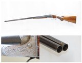Engraved J.P. SAUER & SOHN Side x Side Boxlock 12 g. HAMMERLESS Shotgun C&R German DOUBLE BARREL 12 Gauge with EXTRACTORS - 1 of 22