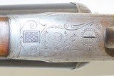 Engraved J.P. SAUER & SOHN Side x Side Boxlock 12 g. HAMMERLESS Shotgun C&R German DOUBLE BARREL 12 Gauge with EXTRACTORS - 9 of 22