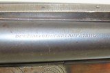 Engraved J.P. SAUER & SOHN Side x Side Boxlock 12 g. HAMMERLESS Shotgun C&R German DOUBLE BARREL 12 Gauge with EXTRACTORS - 15 of 22