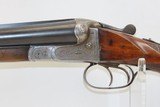 Engraved J.P. SAUER & SOHN Side x Side Boxlock 12 g. HAMMERLESS Shotgun C&R German DOUBLE BARREL 12 Gauge with EXTRACTORS - 4 of 22