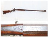 ENGRAVED Antique LEONARD Half-Stock .34 Cal. Percussion TARGET LONG RIFLE
Antique VERMONT Made HUNTING/TARGET Long Rifle! - 1 of 19