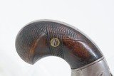 Antique NATIONAL ARMS No. 2 .41 Cal. RF DERINGER w/RARE 2-Inch Barrel CASED Nicely Engraved NICKEL Pre-Colt Pistol - 18 of 20