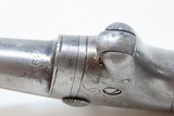 Antique NATIONAL ARMS No. 2 .41 Cal. RF DERINGER w/RARE 2-Inch Barrel CASED Nicely Engraved NICKEL Pre-Colt Pistol - 14 of 20