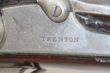 CIVIL WAR Antique U.S. TRENTON, NEW JERSEY Contract Model 1861 Rifle-Musket 61st Massachusetts Infantry UNION SOLDIER Owned - 7 of 25