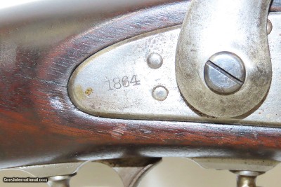 CIVIL WAR Antique WILLIAM MASON U.S. Contract M1861 .58 Cal. Rifle-MUSKETPrimary Infantry Weapon of the American Civil War - Image 7 of 19