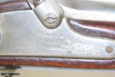CIVIL WAR Antique WILLIAM MASON U.S. Contract M1861 .58 Cal. Rifle-MUSKETPrimary Infantry Weapon of the American Civil War - Image 6 of 19