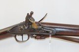 Antique CHARLEVILLE Pattern .69 Cal. FLINTLOCK Musket w British Tower Lock
Late-18th French-British Fusion MILITARY MUSKET - 4 of 17