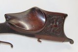 MARTINI Action German ZIMMERSTUTZEN Precision 4mm Parlor/Target Rifle C&RPANEL SCENE ENGRAVED with CARVED STOCK - 3 of 19