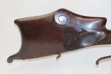 MARTINI Action German ZIMMERSTUTZEN Precision 4mm Parlor/Target Rifle C&RPANEL SCENE ENGRAVED with CARVED STOCK - 15 of 19