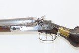 1880s mfr. Antique PARKER BROTHERS Double Barrel Hammer SHOTGUN 10 GaugeCOACH STYLE Side by Side Shotgun with Wells Fargo References - 3 of 20