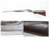 1880s mfr. Antique PARKER BROTHERS Double Barrel Hammer SHOTGUN 10 GaugeCOACH STYLE Side by Side Shotgun with Wells Fargo References - 1 of 20