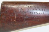 1880s mfr. Antique PARKER BROTHERS Double Barrel Hammer SHOTGUN 10 GaugeCOACH STYLE Side by Side Shotgun with Wells Fargo References - 14 of 20