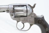 Engraved COLT Model 1877 LIGHTNING .38 Long Colt Double Action C&R REVOLVER - 4 of 19