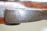 ENGRAVED Antique FRENCH Double Barrel SxS GOLD INLAID Percussion Shotgun
CANONS de LECLERC, DETAILED GAME SCENE ENGRAVED - 8 of 23
