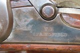 INDIAN WARS Antique SPRINGFIELD Model 1868 Breech Loading TRAPDOOR Rifle
With 1870 Dated Breech with LEATHER SLING - 6 of 21
