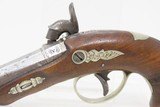 ENGRAVED Antique HENRY DERINGER PEANUT c1850s .38 CALIBER Percussion Pistol Henry Deringer’s Famous Pocket Pistol - 16 of 17