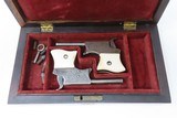 CASED PAIR of Antique REMINGTON Engraved VEST POCKET .22 Cal. RF DERINGERSSCARCE 1 of 17,000 Made During Production Run - 3 of 25