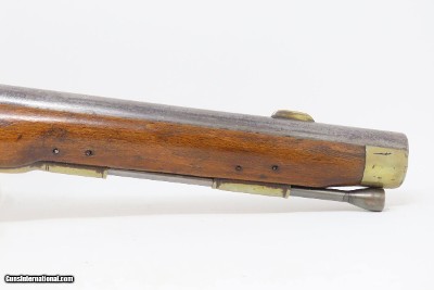 DANISH MILITARY Antique Model 1772 HEAVY DRAGOON .72 Cal. FLINTLOCK PistolRARE Netherlands Military Proofed NAPOLEONIC WARS - Image 5 of 18