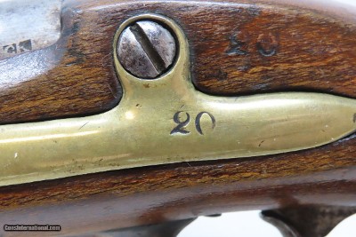 DANISH MILITARY Antique Model 1772 HEAVY DRAGOON .72 Cal. FLINTLOCK PistolRARE Netherlands Military Proofed NAPOLEONIC WARS - Image 14 of 18