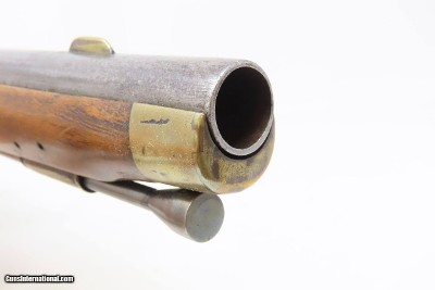 DANISH MILITARY Antique Model 1772 HEAVY DRAGOON .72 Cal. FLINTLOCK PistolRARE Netherlands Military Proofed NAPOLEONIC WARS - Image 6 of 18