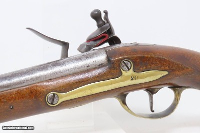 DANISH MILITARY Antique Model 1772 HEAVY DRAGOON .72 Cal. FLINTLOCK PistolRARE Netherlands Military Proofed NAPOLEONIC WARS - Image 17 of 18