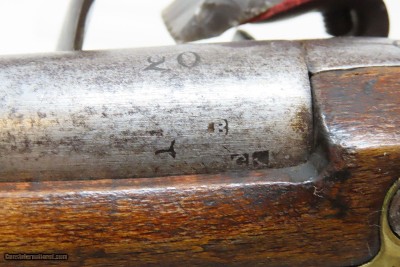 DANISH MILITARY Antique Model 1772 HEAVY DRAGOON .72 Cal. FLINTLOCK PistolRARE Netherlands Military Proofed NAPOLEONIC WARS - Image 13 of 18