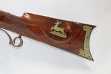 ENGRAVED Antique R. BEBEE Half Stock .45 Cal. BACK ACTION Perc. Long Rifle
Back Action ALBANY, NEW YORK Long Rifle - 18 of 22