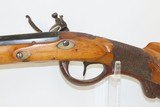 CARVED STAG LATE 1700s Antique GERMANIC JAEGER .54 Caliber FLINTLOCK RifleWith Beautifully CARVED STOCK & Raised Cheek Piece - 15 of 18