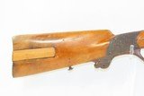 CARVED STAG LATE 1700s Antique GERMANIC JAEGER .54 Caliber FLINTLOCK RifleWith Beautifully CARVED STOCK & Raised Cheek Piece - 3 of 18