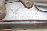 CIVIL WAR Antique WILLIAM MUIR Contract Model 1861 EVERYMAN’S Rifle-MUSKET.58 Caliber Musket with “1863” Dated Lock - 6 of 18