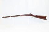 Antique Belgian HENRI PIEPER Child Size Half Stock .22 Cal PERCUSSION Rifle With “J. GOLCHER” Marked ENGRAVED LOCK - 14 of 19