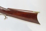 Antique Belgian HENRI PIEPER Child Size Half Stock .22 Cal PERCUSSION Rifle With “J. GOLCHER” Marked ENGRAVED LOCK - 15 of 19