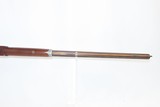 Antique Belgian HENRI PIEPER Child Size Half Stock .22 Cal PERCUSSION Rifle With “J. GOLCHER” Marked ENGRAVED LOCK - 8 of 19