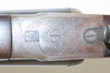 Engraved AUGUSTE FRANCOTTE Double Barrel 12 Gauge Hammerless Shotgun C&RSide by Side 12 Gauge with EJECTORS - 8 of 22