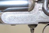 English W.R. PAPE 16 g. Double Barrel UNDERLEVER HAMMER Shotgun C&R Nicely Engraved 16 Gauge English Made Shotgun - 6 of 23